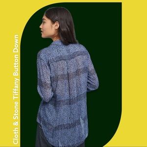 Cloth & Stone Tiffany Button Up Blouse from Anthropologie. NWOT.